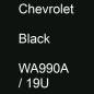 Preview: Chevrolet, Black, WA990A / 19U.